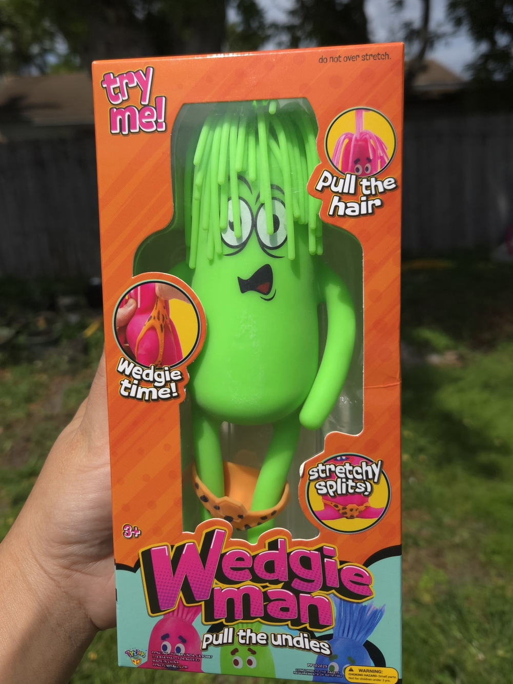 Green Wedgie Man Toy Brand new NIB